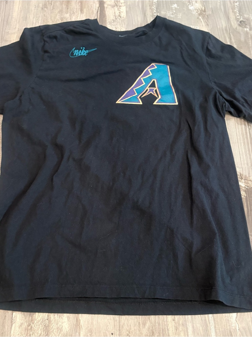 Men's Arizona Diamondbacks Randy Johnson Nike Black T-Shirt SZ L